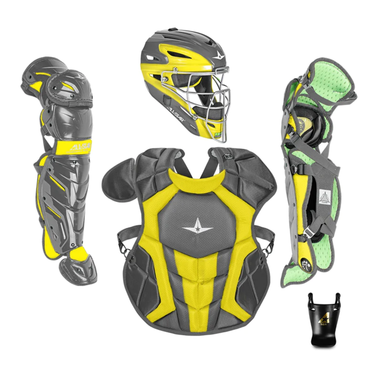 All-Star S7 AXIS Pro Catcher's Complete Set - Two-Tone - NOCSAE