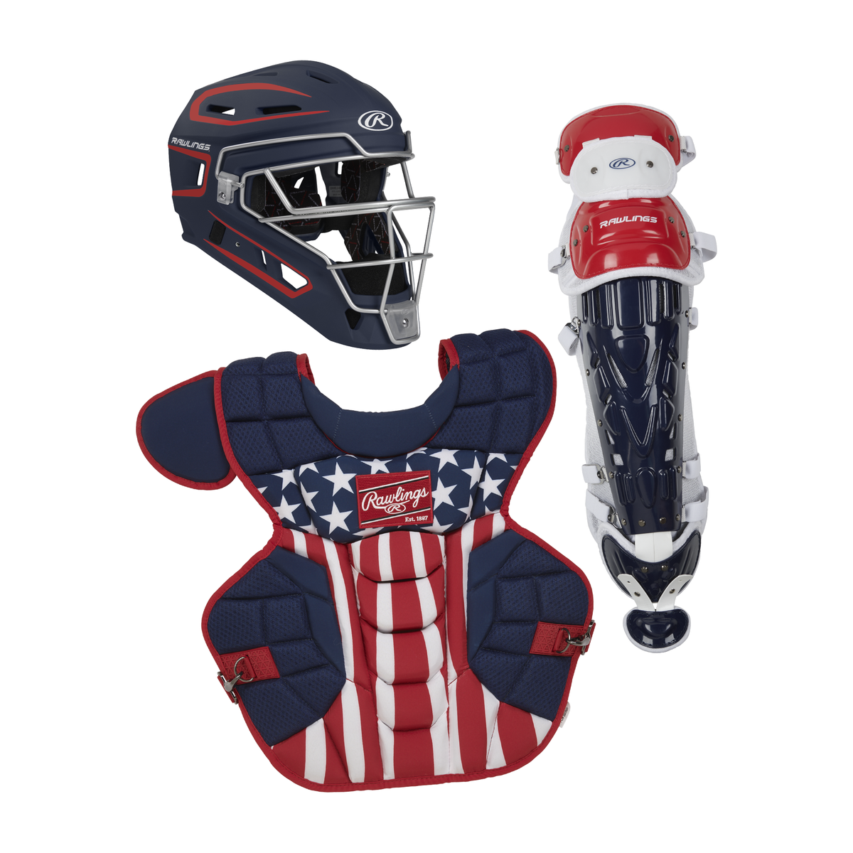 catcher gear rawlings Rawlings Velo 2.0 Catcher's Set