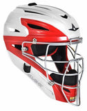 All-Star MVP2500 White Two Tone Catcher's Helmet