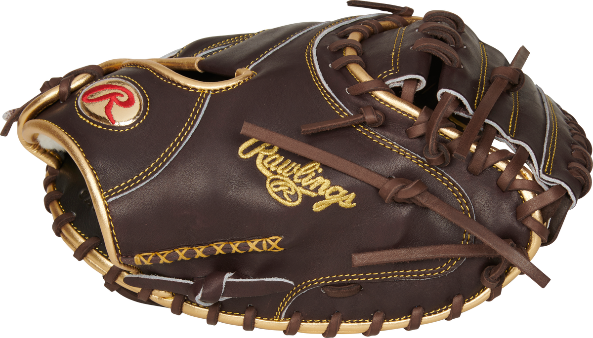 Rawlings GGCMPT Gold Labels Catchers Mitt Gold Glove Baseball RHT Black