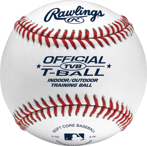 Rawlings TVB - T-Ball Sponge Center Baseballs (Dozen)