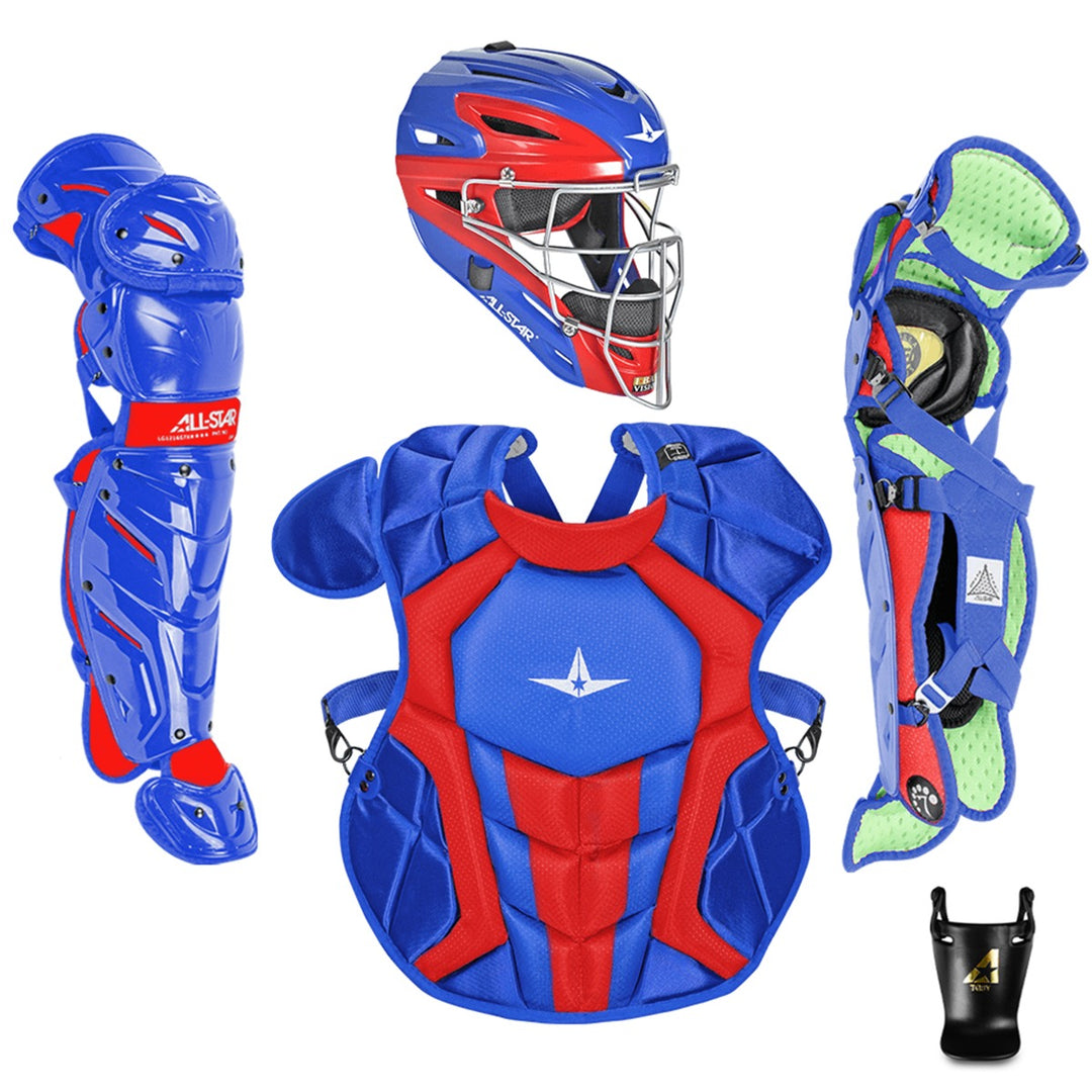 All-Star S7 AXIS Pro Catcher's Complete Set - Two-Tone - NOCSAE