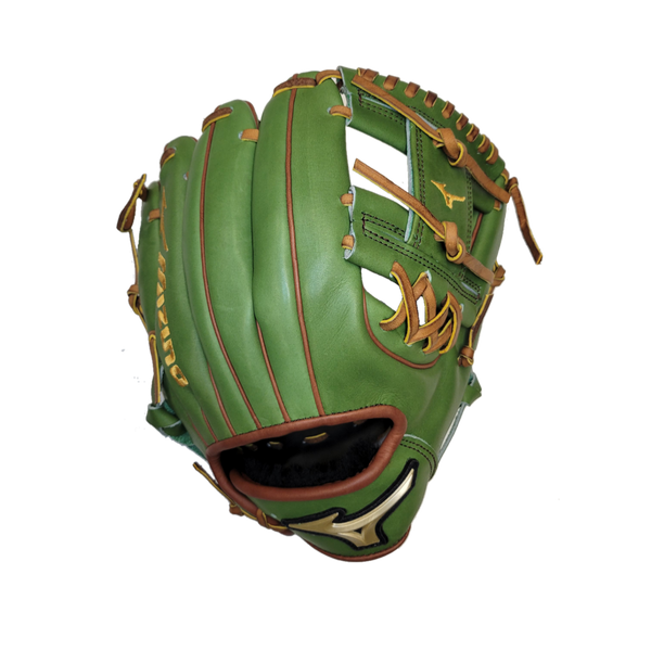 Green shop mizuno glove
