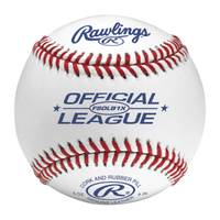 Rawlings FSOLB1X - Flat Seam Competition Grade Practice Baseball - 1 Dozen