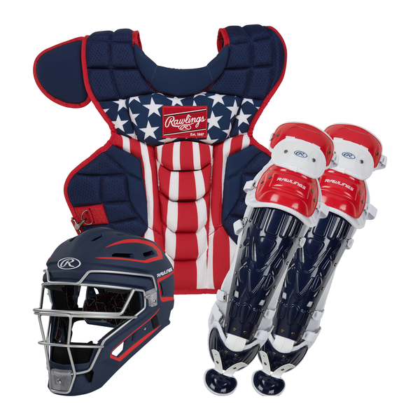 Rawlings Velo 2.0 Catcher's Complete Set - NOCSAE Certified