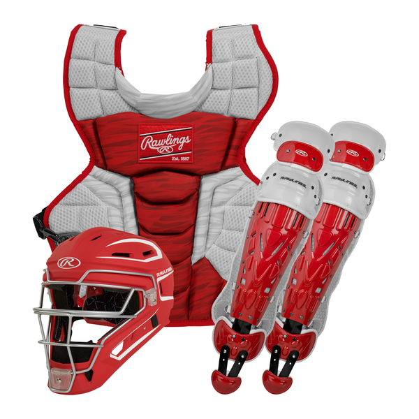 Rawlings Velo 2.0 Catcher's Complete Set - NOCSAE Certified Rawlings Velo 2.0 Catcher's Complete Set - NOCSAE Certified