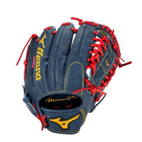 Blue online mizuno glove