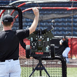 ATEC M3X Baseball Pitching Machine - On Tripod