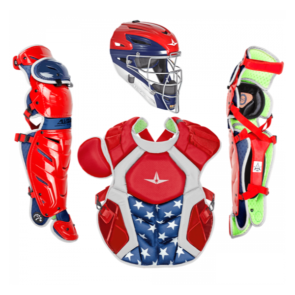 All-Star S7 Axis Pro Catcher's Complete Set (USA) - NOCSAE Certified - Adult (Ages 16+)