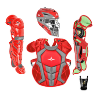 All-Star S7 AXIS Pro Catcher's Complete Set - NOCSAE Certified - Intermediate (Ages 12-16)