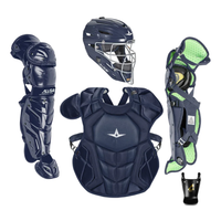 All-Star S7 Axis Pro Catcher's Complete Set - Solid Colors - NOCSAE Certified - Intermediate (Ages 12-16)