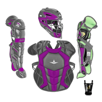 All-Star S7 AXIS Pro Catcher's Complete Set - Two-Tone - NOCSAE Certified - Intermediate (Ages 12-16)