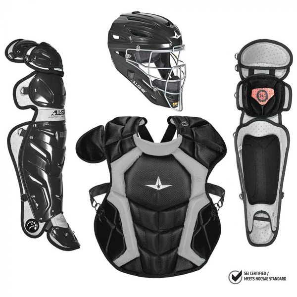 All-Star S7 Pro Catcher's Complete Set - NOCSAE Certified - Adult (Ages 16+)