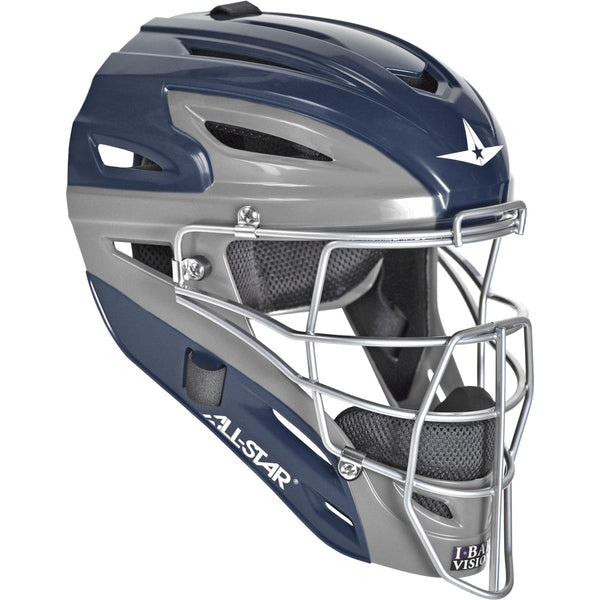 All-Star MVP2510 Graphite Two-Tone Catcher's Helmet - Youth