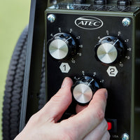 ATEC M3X Baseball Pitching Machine - On Caddypod